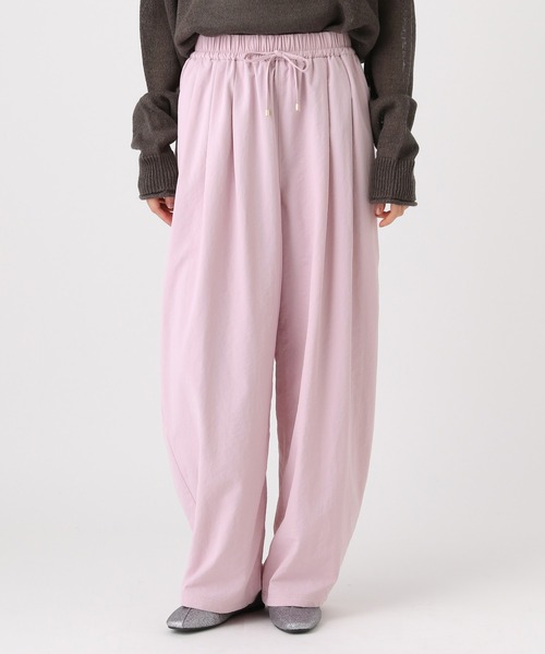 Elura（エルーラ）の「アイロンいらずワイドパンツ/634738（その他パンツ・レディース・ダークブラウン/ブラウン/ライトブルー/ライトピンク/キャメル・FREE）」の21枚目の写真