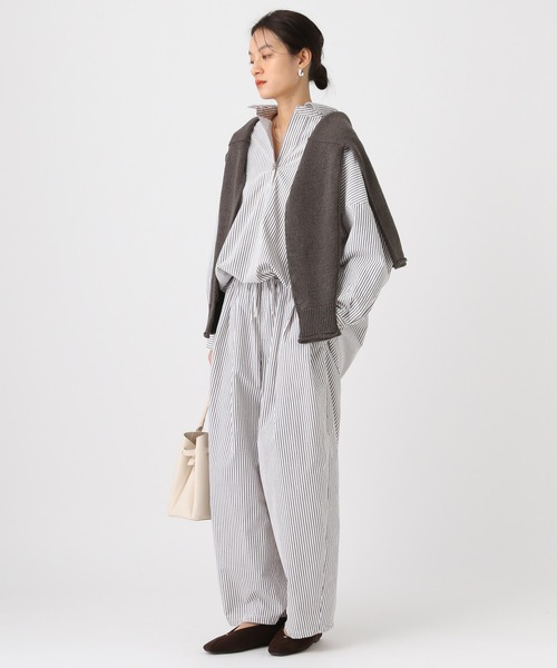 Elura（エルーラ）の「アイロンいらずワイドパンツ/634738（その他パンツ・レディース・ダークブラウン/ブラウン/ライトブルー/ライトピンク/キャメル・FREE）」の11枚目の写真