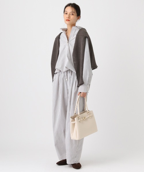 Elura（エルーラ）の「アイロンいらずワイドパンツ/634738（その他パンツ・レディース・ダークブラウン/ブラウン/ライトブルー/ライトピンク/キャメル・FREE）」の12枚目の写真