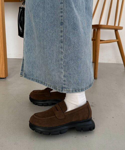 DISCOAT（ディスコート）の「ボリュームソールローファー（その他シューズ・レディース・ブラック/ブラウン・MEDIUM/LARGE）」の10枚目の写真