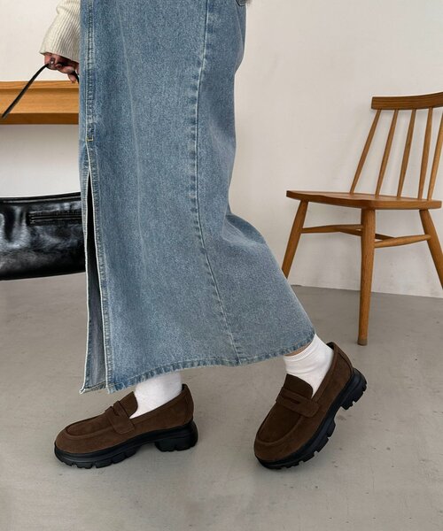 DISCOAT（ディスコート）の「ボリュームソールローファー（その他シューズ・レディース・ブラック/ブラウン・MEDIUM/LARGE）」の11枚目の写真