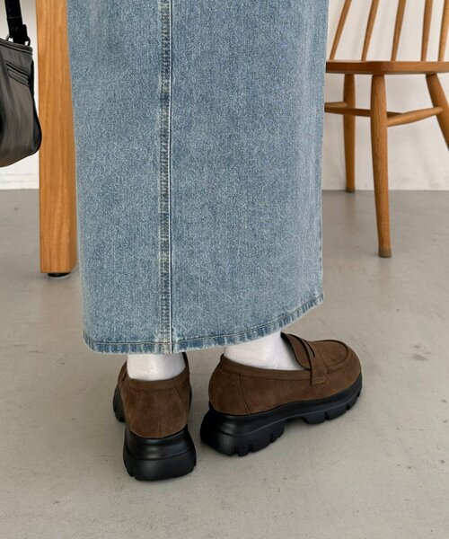 DISCOAT（ディスコート）の「ボリュームソールローファー（その他シューズ・レディース・ブラック/ブラウン・MEDIUM/LARGE）」の12枚目の写真