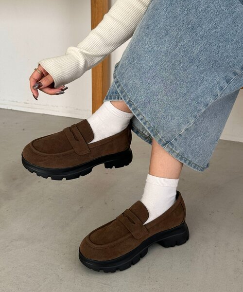 DISCOAT（ディスコート）の「ボリュームソールローファー（その他シューズ・レディース・ブラック/ブラウン・MEDIUM/LARGE）」の13枚目の写真