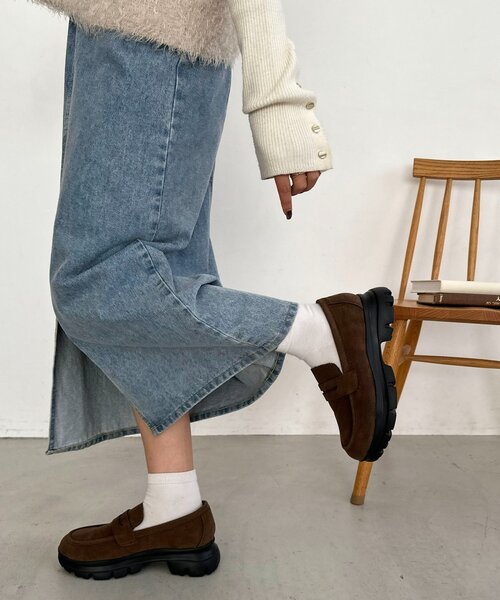 DISCOAT（ディスコート）の「ボリュームソールローファー（その他シューズ・レディース・ブラック/ブラウン・MEDIUM/LARGE）」の14枚目の写真