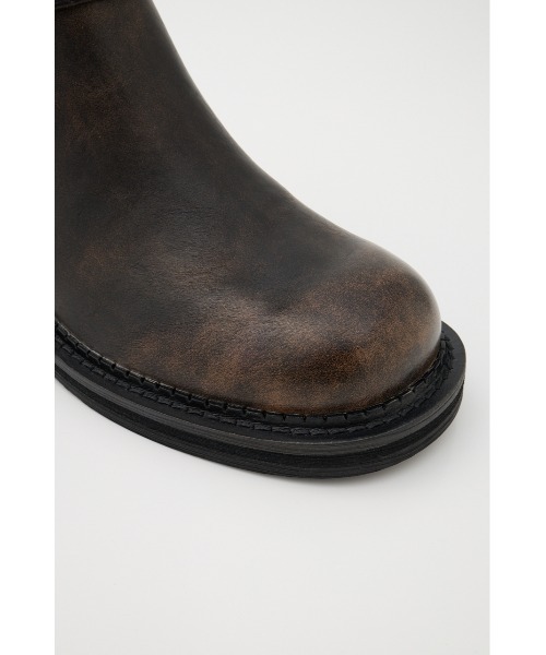 MOUSSY（マウジー）の「BELTED BIKER ブーツ（ブーツ・レディース・ダークブラウン・SMALL/MEDIUM/LARGE）」の8枚目の写真