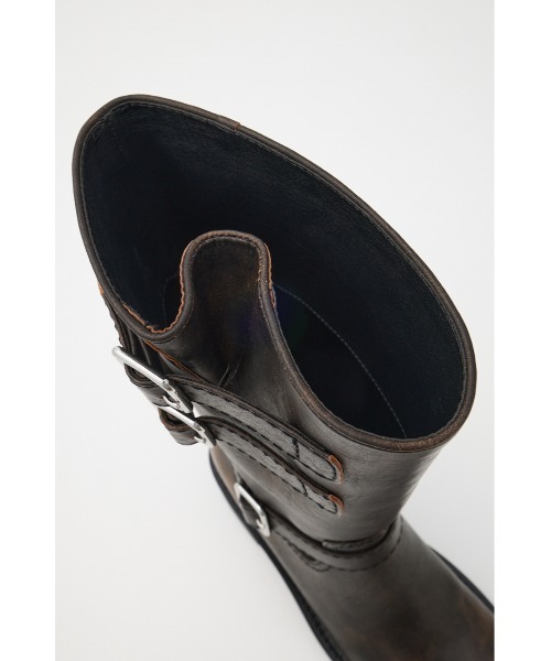 MOUSSY（マウジー）の「BELTED BIKER ブーツ（ブーツ・レディース・ダークブラウン・SMALL/MEDIUM/LARGE）」の11枚目の写真