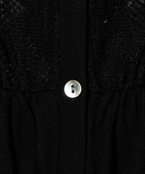 ATTISESSION（アティセッション）の「＜ATTISESSION＞レース ジャガード カーディガン（カーディガン/ボレロ・レディース・ベージュ/ブラック・FREE）」の15枚目の写真