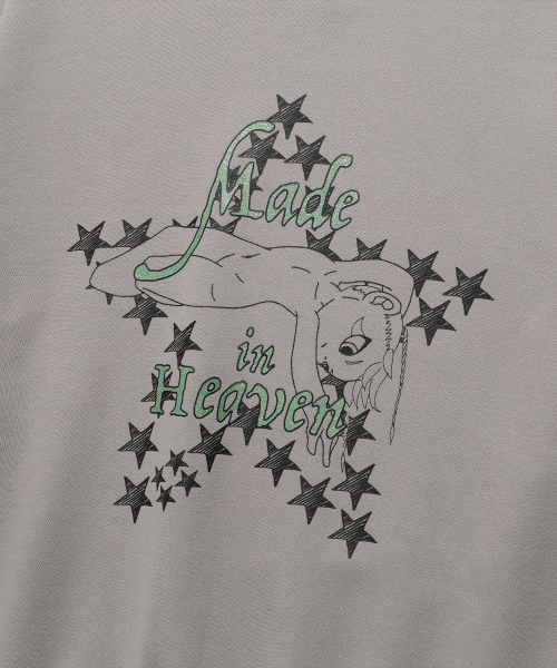 NICE GHOST CLUB(ナイスゴーストクラブ)の「ANGELS SWEATSHIRTS_GREY(NG2FSUM441A)(スウェット・レディース・グレー・M/S/L)」の4枚目の写真