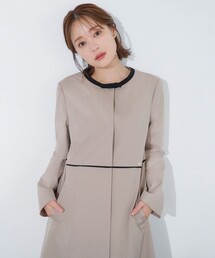 TOCCA（トッカ）の「BOW MELODY コート（ノーカラーコート）」