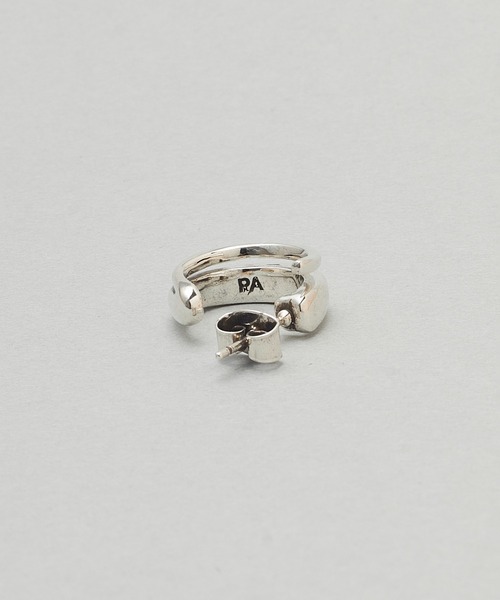 PHILIPPE AUDIBERT（フィリップ オーディベール）の「【PHILIPPE AUDIBERT】Virginia フープピアス BO6737 AR（ピアス（両耳用）・レディース・シルバー・FREE）」の7枚目の写真