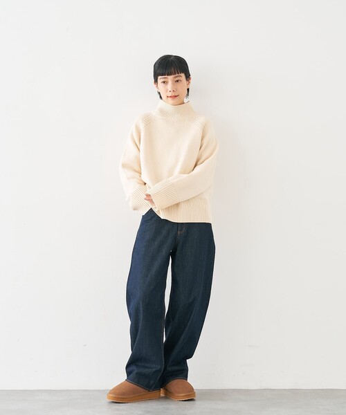 collex（コレックス）の「ﾊｲﾈｯｸ2WAYﾌﾟﾙｵｰﾊﾞｰ（ニット/セーター）」 - WEAR