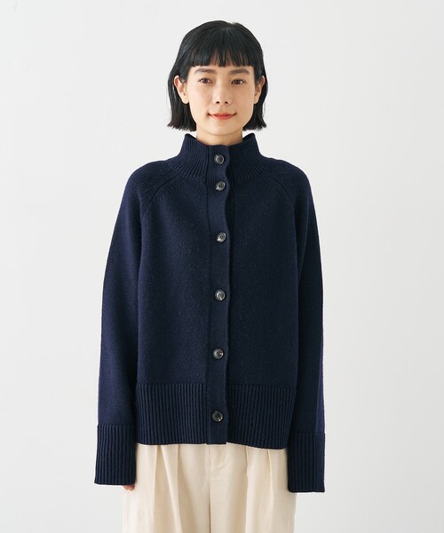 collex（コレックス）の「ハイネック2WAYプルオーバー（ニット/セーター・レディース・ブラウン/ネイビー/アイボリー・フリー）」の22枚目の写真