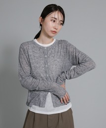 select MOCA Et | 【Et】Bicolor Tank Top Cardigan Set(カーディガン/ボレロ)