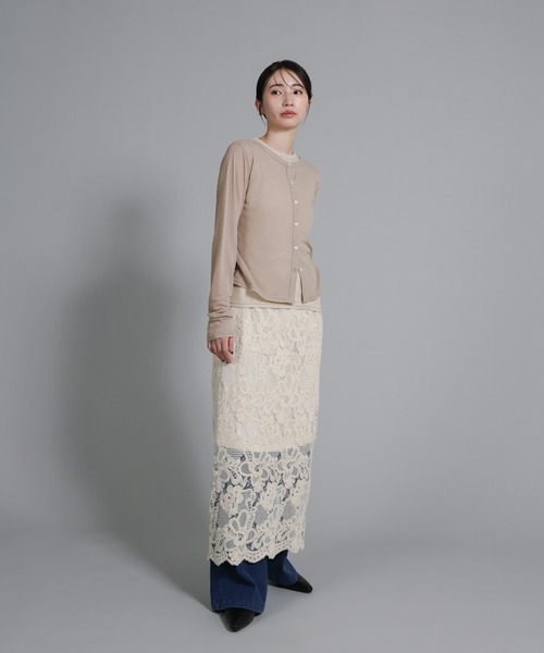 select MOCA Et（セレクトモカエト）の「【Et】Bicolor Tank Top Cardigan Set（カーディガン/ボレロ・レディース・グレー/ブラック/グレイッシュベージュ・FREE）」の18枚目の写真