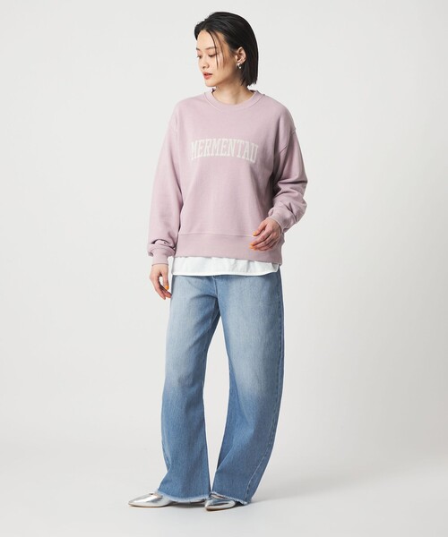 A DAY IN THE LIFE UNITED ARROWS(アデイインザライフユナイテッドアローズ)の「デニム カーブパンツ <A DAY IN THE LIFE>(デニムパンツ・レディース・ベージュ/コバルトブルー/ダークグレー・S/M)」の5枚目の写真