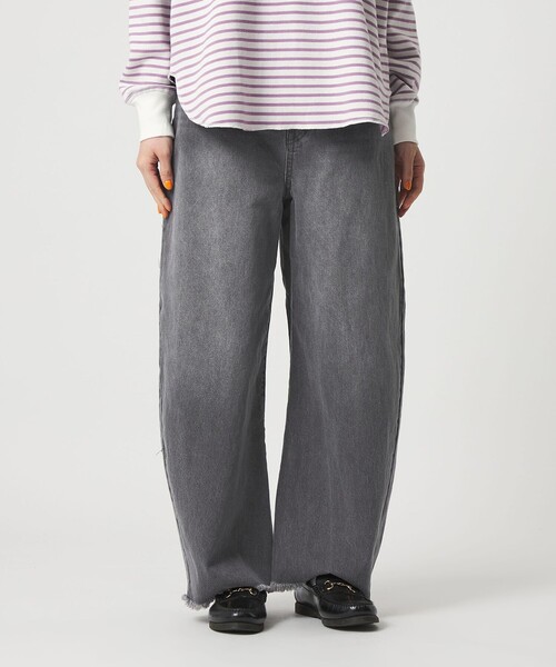A DAY IN THE LIFE UNITED ARROWS(アデイインザライフユナイテッドアローズ)の「デニム カーブパンツ <A DAY IN THE LIFE>(デニムパンツ・レディース・ベージュ/コバルトブルー/ダークグレー・S/M)」の7枚目の写真