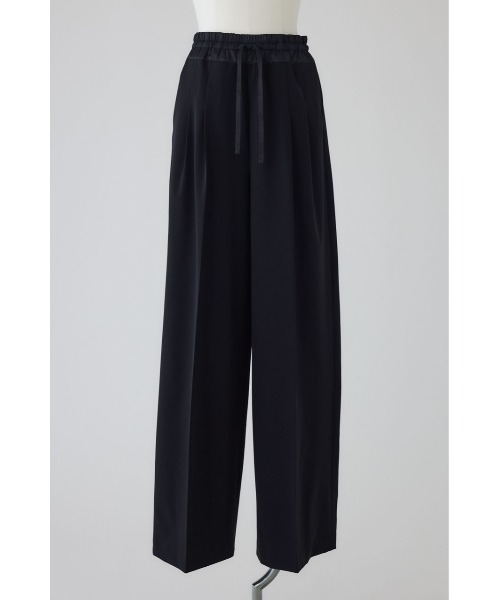 RIM.ARK（リムアーク）の「【PRE ORDER】Textile hybrid PT テキスタイル ハイブリッド パンツ（スラックス・レディース・ブラック/アイボリー/ダークネイビー・38/36）」の4枚目の写真