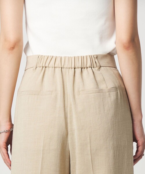 green label relaxing（グリーンレーベルリラクシング）の「［size SHORT/TALLあり］シアーエア ワイド パンツ マシンウォッシャブル（その他パンツ・レディース・ブラック/ベージュ/ダークブラウン・SHORT/TALL/40/38/36/34）」の19枚目の写真