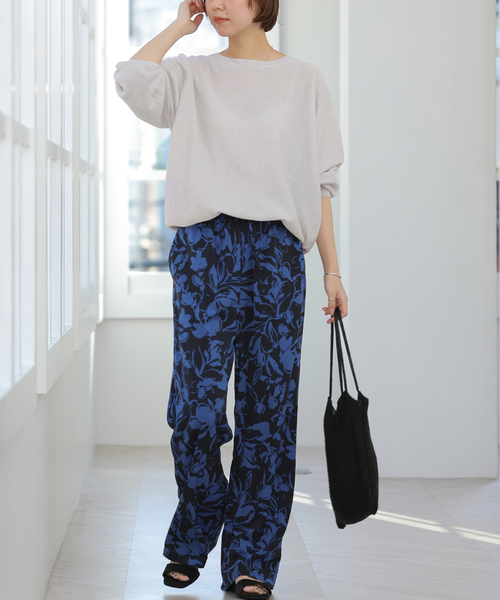 JOURNAL STANDARD relume（ジャーナルスタンダード　レリューム）の「リネンミックスシアードルマンプルオーバー（ニット/セーター・レディース・ブラック系その他/ライトグレー/レッド・FREE）」の13枚目の写真