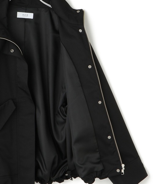 WEB限定】スタンドネックドロストブルゾン/撥水（ブルゾン）｜ADAM ET