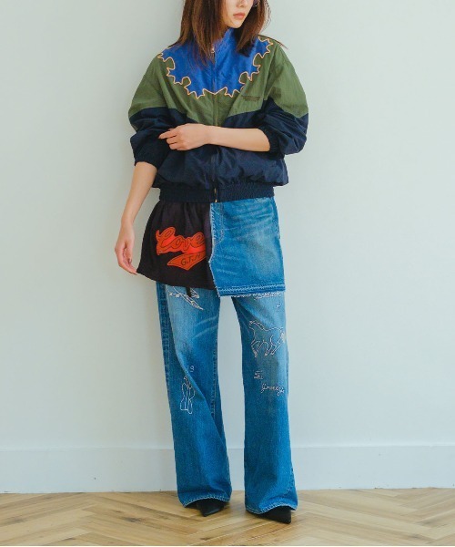GO TO HOLLYWOOD(ゴートゥーハリウッド)の「Denim Journey Pants(その他パンツ・レディース・ブルー・L/M)」の8枚目の写真