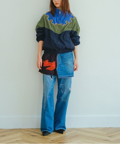 GO TO HOLLYWOOD(ゴートゥーハリウッド)の「Denim Journey Pants(その他パンツ・レディース・ブルー・L/M)」の9枚目の写真