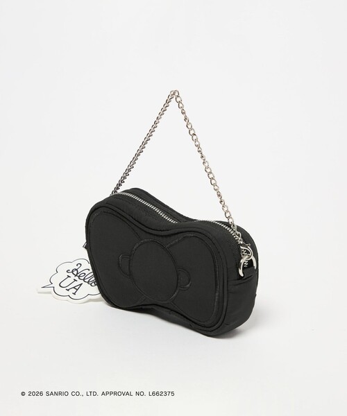 UNITED ARROWS(ユナイテッドアローズ)の「<HELLO KITTY × UNITED ARROWS>リボン ポーチ(ポーチ・レディース・ブラック/レッド・FREE)」の5枚目の写真