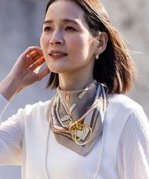 Reflect（リフレクト）の「チェーンデザインスクエアスカーフ（ストール/ショール）」