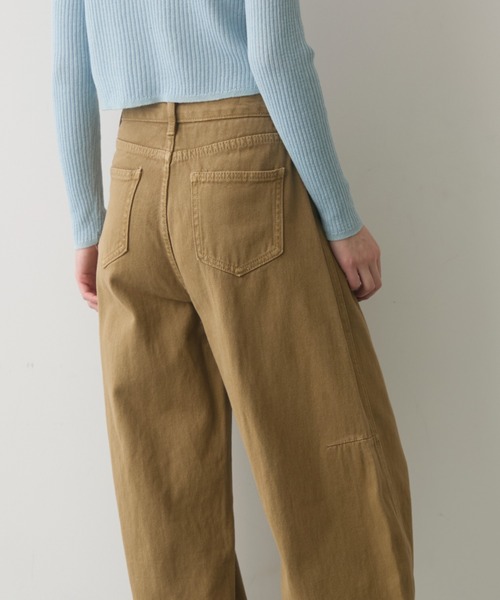 full/fill.(フルフィル)の「side carve denim pants / サイドカーブデニムパンツ(デニムパンツ・レディース・ベージュ/ブルー・FREE)」の15枚目の写真