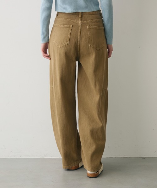full/fill.(フルフィル)の「side carve denim pants / サイドカーブデニムパンツ(デニムパンツ・レディース・ベージュ/ブルー・FREE)」の11枚目の写真