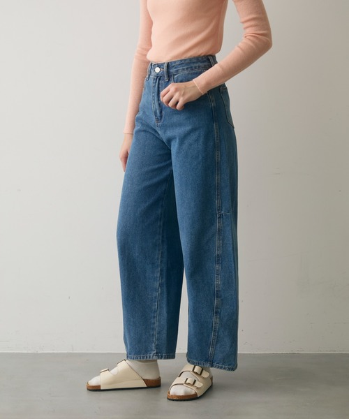 full/fill.（フルフィル）の「side carve denim pants / サイドカーブ