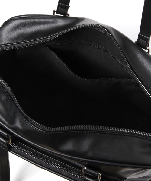 tiny tiny（ティニーティニー）の「スクエア前ポケットバッグ[tiny tiny(ティニーティニー)]（ボストンバッグ・レディース・ブラック/キャメル・0）」の10枚目の写真