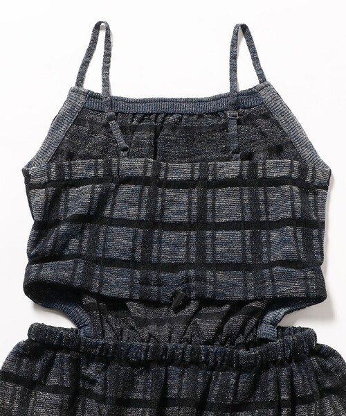 Demi-Luxe BEAMS(デミルクス ビームス)の「【別注】TAN / ニット キャミソール ドレス(ワンピース・レディース・ブラック・ONE SIZE)」の4枚目の写真