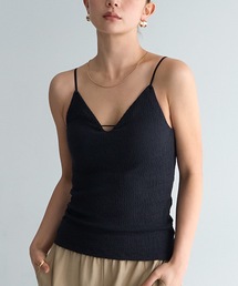 BAMBI WATER（バンビウォーター）の「【特許取得】《カップ付き》360°きれい見え 1枚でお出かけできる ストラップデザイン バックオープン キャミソール ブラトップ チラ見えしないカップ付きキャミ 2026SS（キャミソール）」