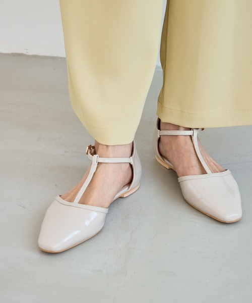 ROPE' PICNIC（ロペピクニック）の「Tストラップセパレートパンプス（パンプス・レディース・ブラック/ブラウン/ピンク系その他2/ベージュ系その他・24/24.5/23.5）」の3枚目の写真