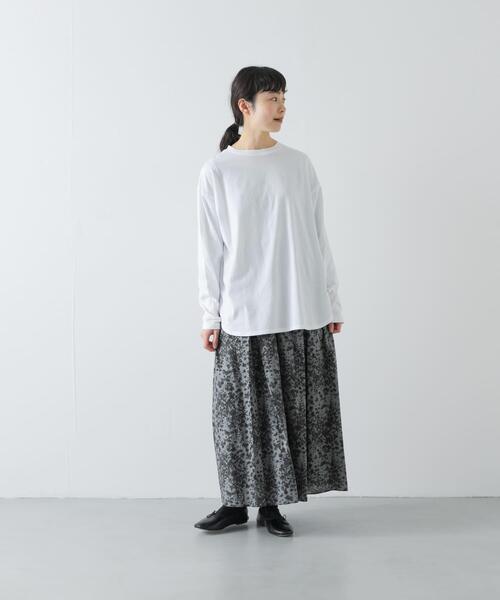 かぐれ(カグレ)の「コットンクルーネックカットソー(Tシャツ/カットソー・レディース・オフホワイト・FREE)」の5枚目の写真