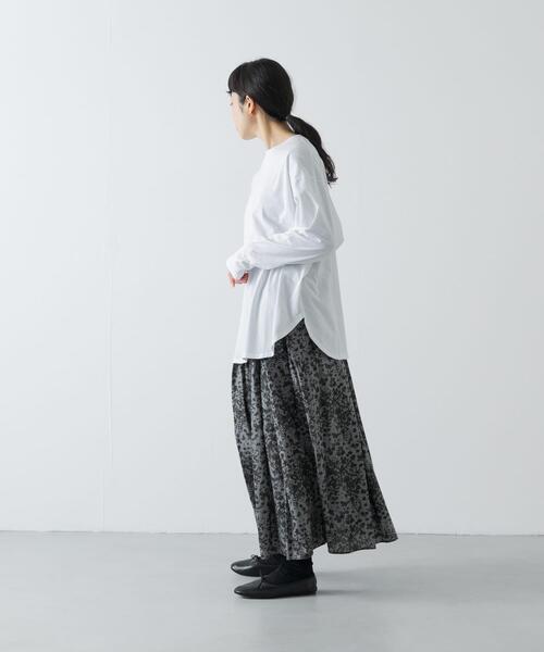 かぐれ(カグレ)の「コットンクルーネックカットソー(Tシャツ/カットソー・レディース・オフホワイト・FREE)」の6枚目の写真