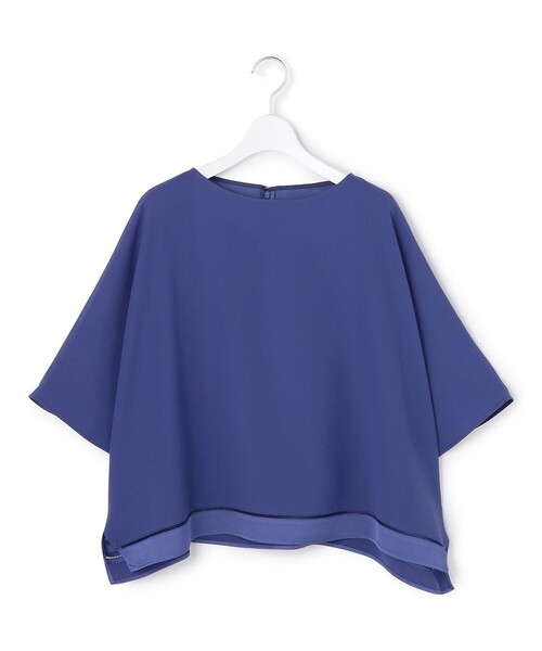 ICB（アイシービー）の「【WEB限定カラーあり】 FluidBackSatin クロップドブラウス（シャツ/ブラウス・レディース・ブラック系/グレー系/ネイビー系/ブルー系/サックスブルー系/ライトイエロー系・44/42/46/40/48）」の17枚目の写真