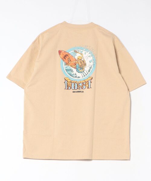 lost（ロスト）の「lost/ロスト 水着 ラッシュガード 半袖 Tシャツ UVカット 速乾 ストレッチ 水陸両用 LM6S-4305（Tシャツ/カットソー・メンズ・シアン/ブラック/ベージュ/ホワイト・L/M/XL）」の5枚目の写真