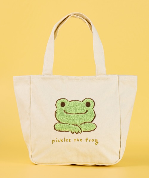 salle de bal(サルデバル)の「【 かえるのピクルス / pickles the frog 】トートバッグ HNI(トートバッグ・レディース・その他1・FREE)」の1枚目の写真
