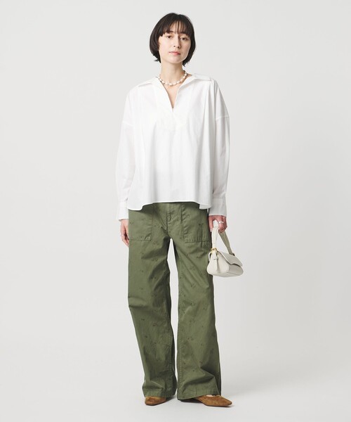 TICCA(ティッカ)の「【別注】<TICCA>エンブロイダリー ペインターパンツ(その他パンツ・レディース・オリーブ・1/0)」の4枚目の写真
