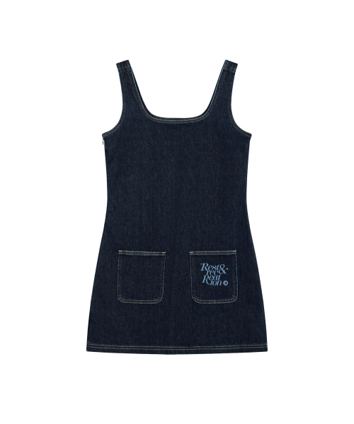Rest&Recreation(レストアンドレクリエーション)の「DENIM MINI DRESS - BLUE(ワンピース・レディース・その他・SMALL/MEDIUM)」の4枚目の写真