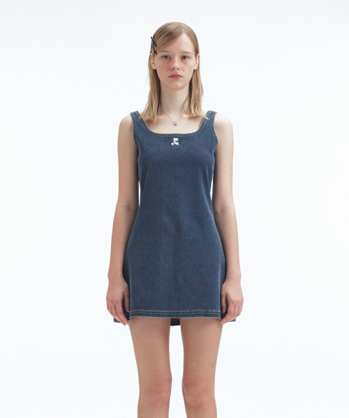 Rest&Recreation(レストアンドレクリエーション)の「DENIM MINI DRESS - BLUE(ワンピース・レディース・その他・SMALL/MEDIUM)」の5枚目の写真