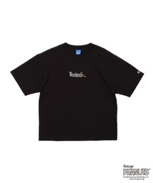 FTL x PEANUTS16/-OE 天竺 Tシャツ3 / ピーナッツ コラボ 半袖Tシャツ / Woodstock 刺繍 ロゴ
