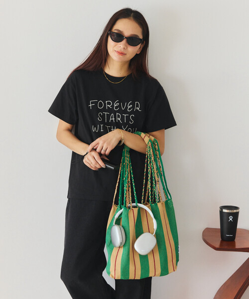 DULTON(ダルトン)の「DULTON/ダルトン HAMMOCK TOTE S ハンモック ストライプ トートバッグ(トートバッグ・メンズ・レッド/グリーン/イエロー/ダークグリーン/サックスブルー/オリーブ・ONE SIZE)」の13枚目の写真
