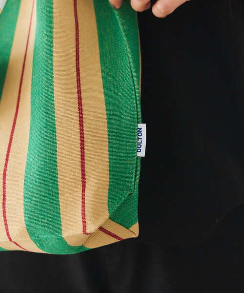 DULTON(ダルトン)の「DULTON/ダルトン HAMMOCK TOTE S ハンモック ストライプ トートバッグ(トートバッグ・メンズ・レッド/グリーン/イエロー/ダークグリーン/サックスブルー/オリーブ・ONE SIZE)」の17枚目の写真
