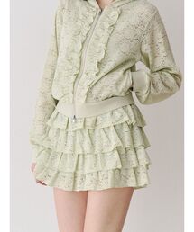 jouetie（ジュエティ）の「レースティアードミニスカート【セットアップ対応】（スカート）」