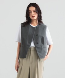 Demi-Luxe BEAMS | 【7/24値下げ】オックス 比翼 ミニジレ(ベスト)