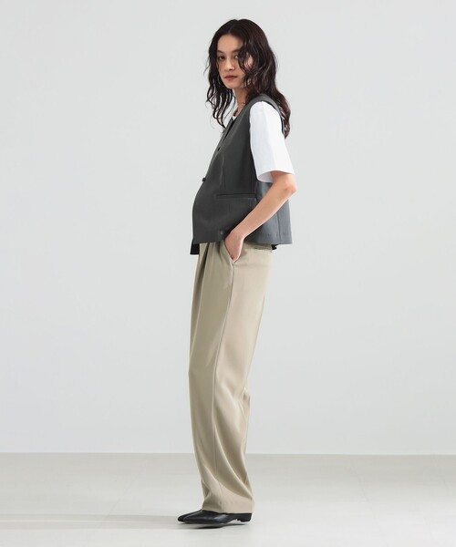 Demi-Luxe BEAMS(デミルクス ビームス)の「【8/6値下げ】オックス 比翼 ミニジレ(ベスト・レディース・チャコールグレー/ベージュ・38/36)」の22枚目の写真