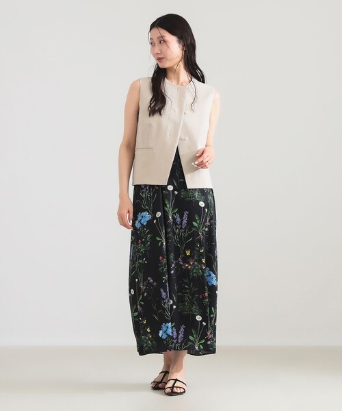 Demi-Luxe BEAMS(デミルクス ビームス)の「【8/6値下げ】オックス 比翼 ミニジレ(ベスト・レディース・チャコールグレー/ベージュ・38/36)」の18枚目の写真